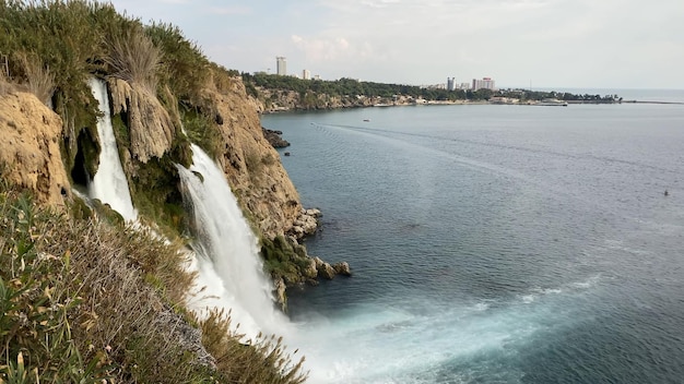 Duden Waterfalls  a cascade of waterfalls within the city of Antalya Antalya Province Turkey