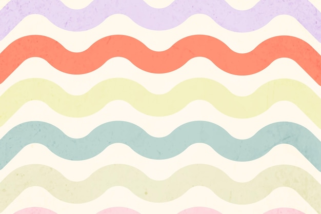 Dull pastel invected pattern