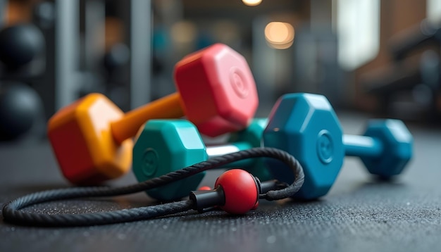 a dumbbell and a bar with the word dumbbells on it