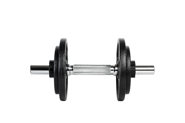 Dumbbells isolated on a white background