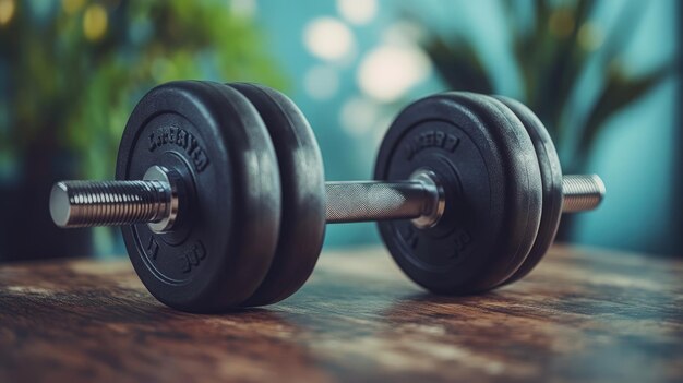 Photo dumbbells with adjustable weights