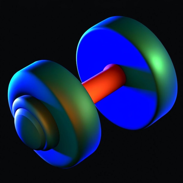 Dumbell Abstract Shape 3D