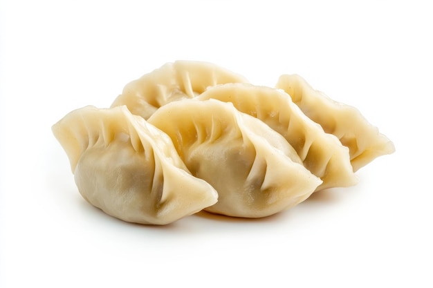 Dumplings Isolated On White Background