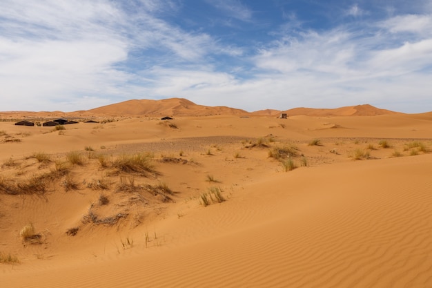 Dunes of Erg Chebbi, Morocco.