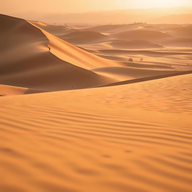 Dunes in a Middle Eastern Desert Landscapes