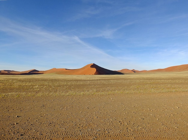 Dunes in Namib desert Sossusvlei Namibia