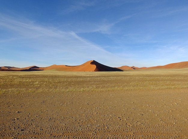 Dunes in Namib desert Sossusvlei Namibia