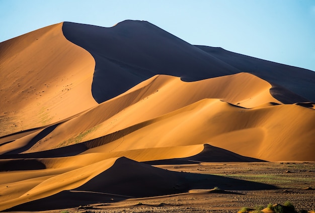 Dunes of the Sossusvlei desert, Africa