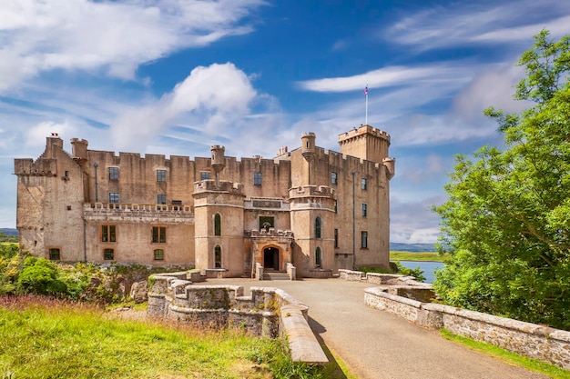 Dunvegan castle on the isle of skye scotland