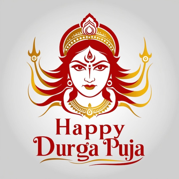 Photo durga puja background banner