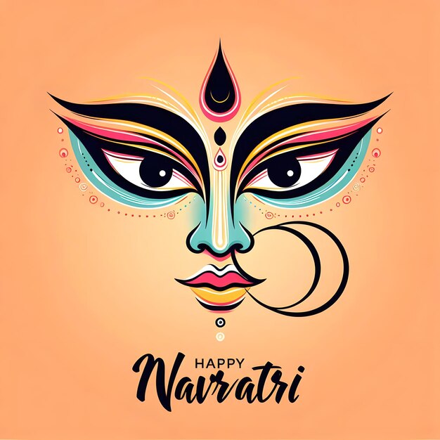 Photo durga puja poster goddess durga for happy navratri social media post free