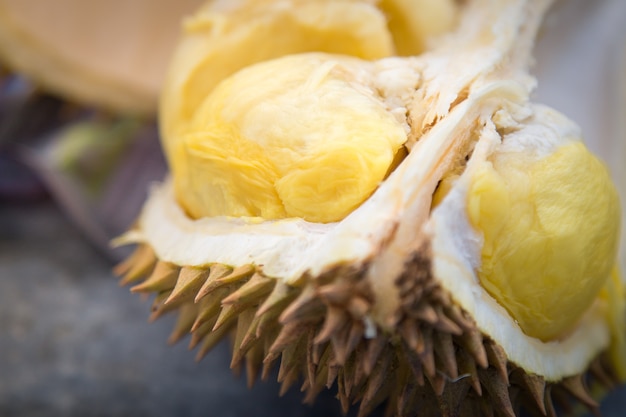 Durian fruit.