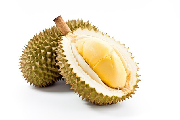 durian isolated in white background