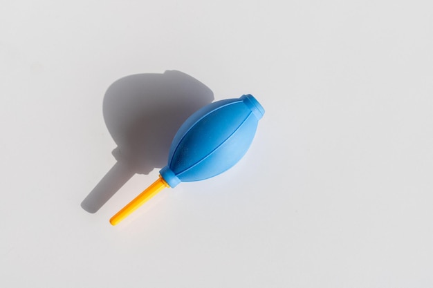 Dust blower cleaning tool on isolated white background