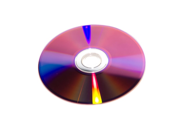 DVD Disk isolated on white background