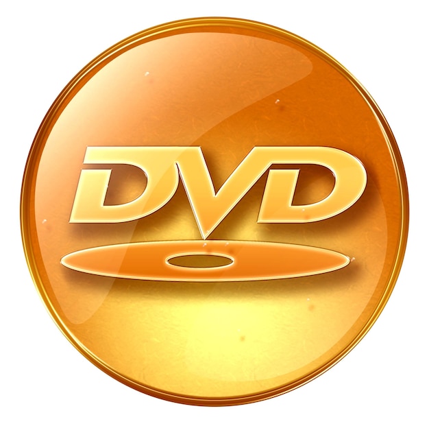 DVD icon yellow