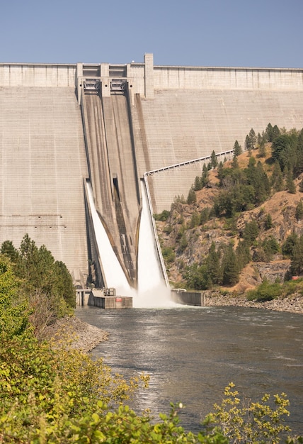 Dworshak Dam Concrete Gravity North Fork Clearwater River Idaho