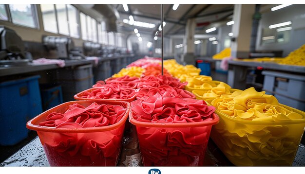 Photo dyeing fabrics and yarn in production farm high quality