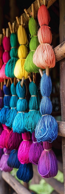 Dyeing Fabrics and Yarn in Production Farm