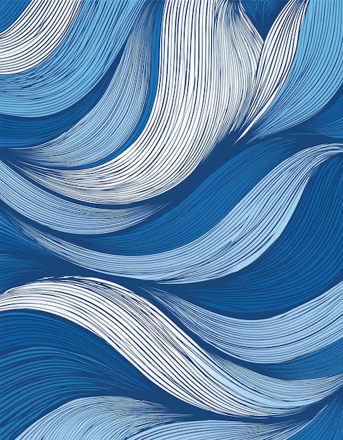 Dynamic abstract background with smooth flowing blue lines evoking a sense of motion and energy