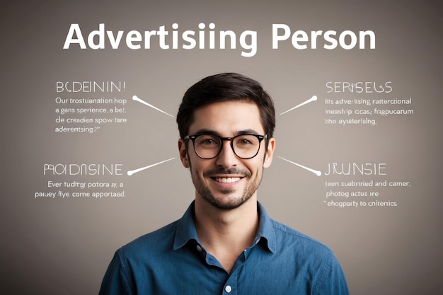 Photo dynamic advertising person photos