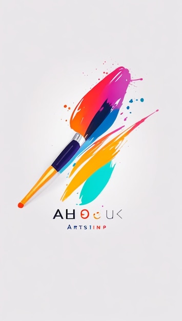 Dynamic Art Workshop Logo in Vibrant Minimalism