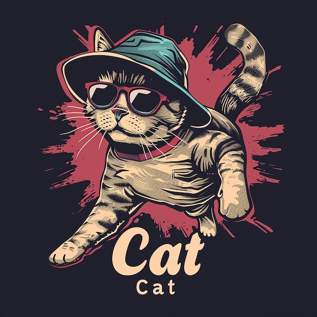 Dynamic and attractive design with the Cat logo