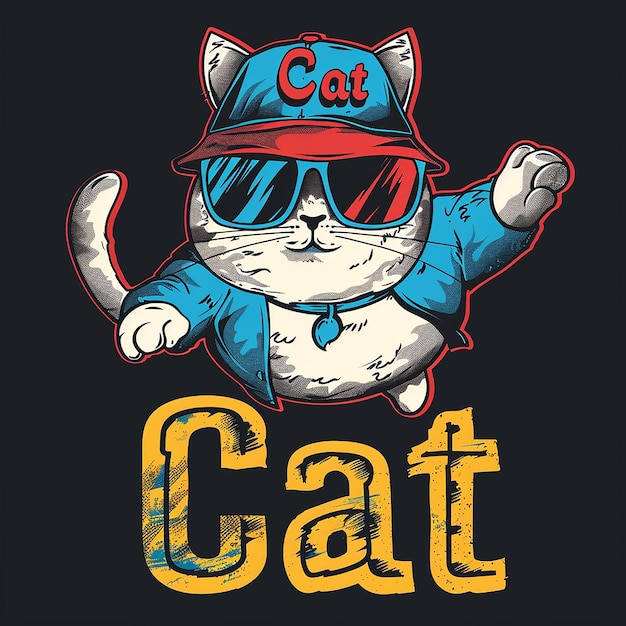 Dynamic and attractive design with the Cat logo