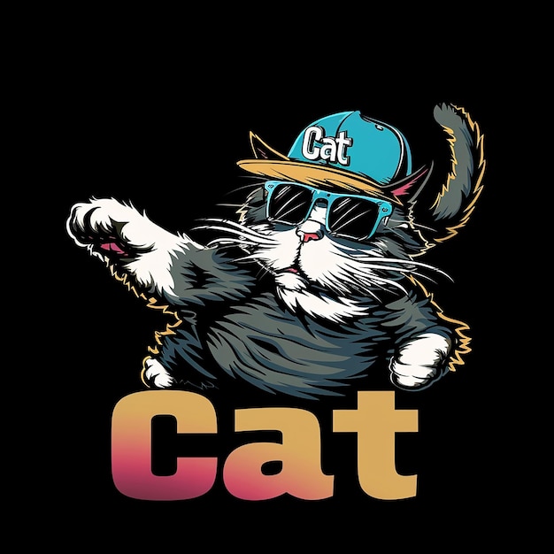 Dynamic and attractive design with the Cat logo