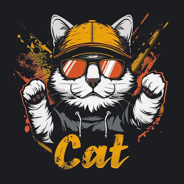 Dynamic and attractive design with the Cat logo