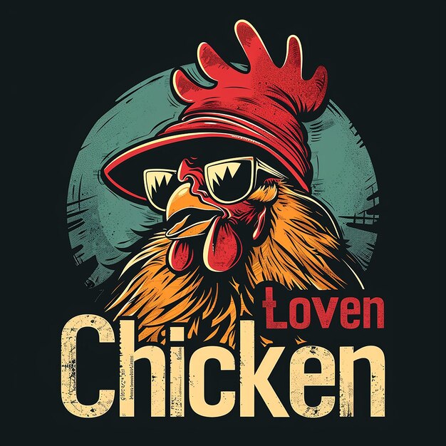 Dynamic and attractive design with the Chicken logo