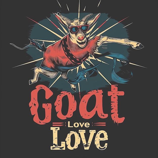 Dynamic and attractive design with the Goat logo