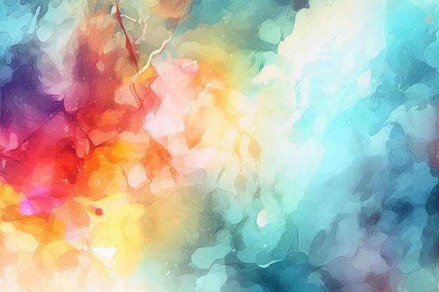 Dynamic and Bright Watercolor Background