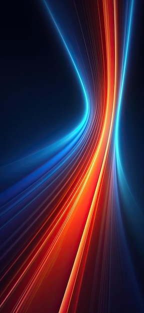 Dynamic Fusion background Abstract 3d Wave Wallpaper for Modern Business Technology Generative AI