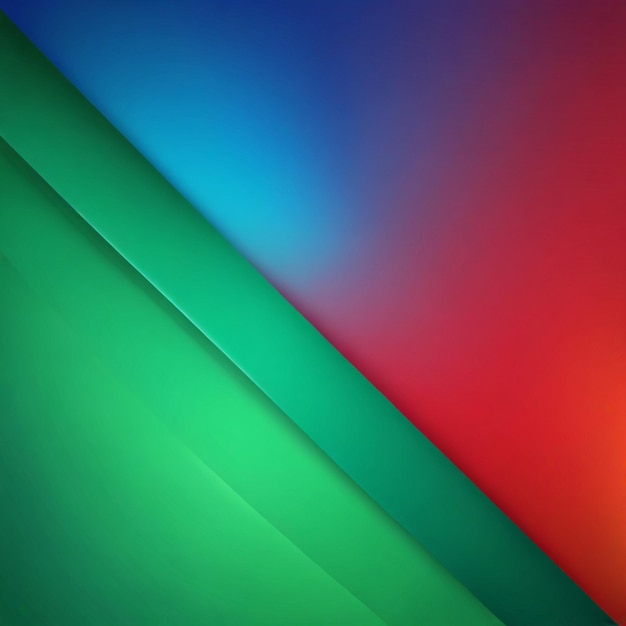 Photo dynamic gradient background featuring a blend of green red and blue perfect for modern