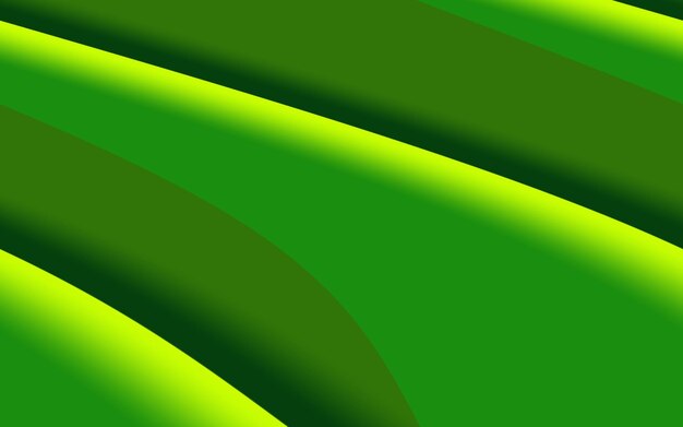 Dynamic green curve vibrant gradient abstract background