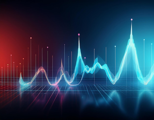 Dynamic Heartbeat Visualization Modern ECG and Pulse Wave Graphics