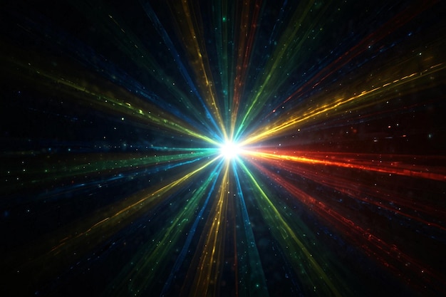 Photo dynamic patterns of the starburst effect