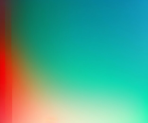 Dynamic Radiance Teal Red Green Vibrant Grainy Gradient Background