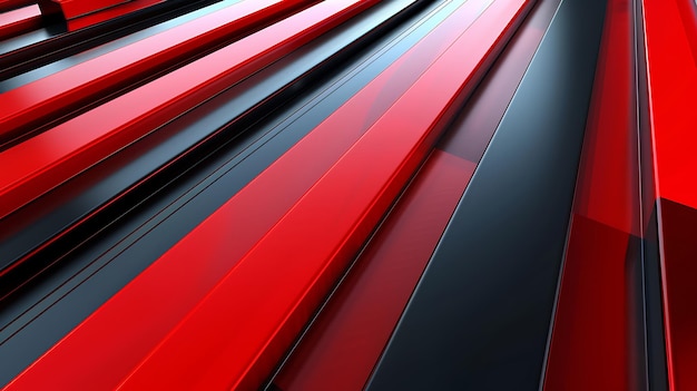 Dynamic red and black bars with sharp rise futuristic background