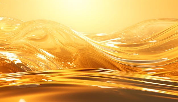 A dynamic wallpaper depicting golden water in motion