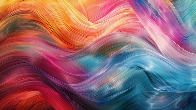 Dynamic waves of color rippling across the digital canvas