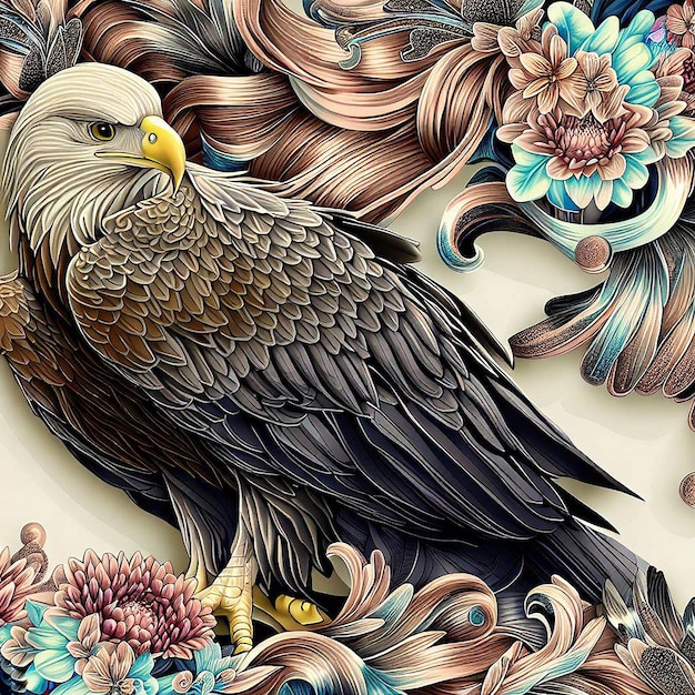 eagle illustrationeagle vector arteagle artworkmythology of phoenixeagle tattooeagle artdigita