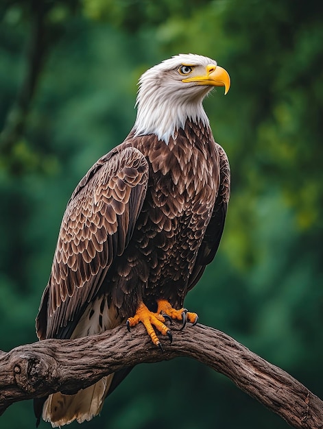 Photo eagle isolated on cute background