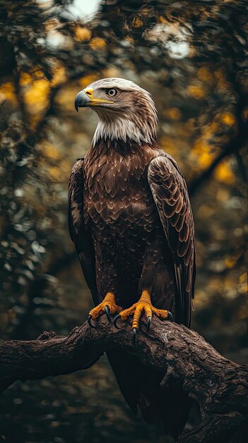 eagle isolated on paper background