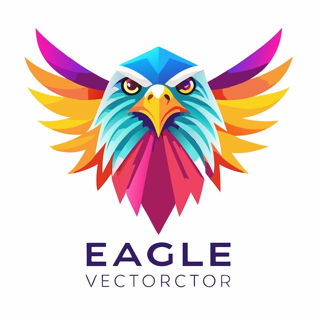 Photo eagle logo template