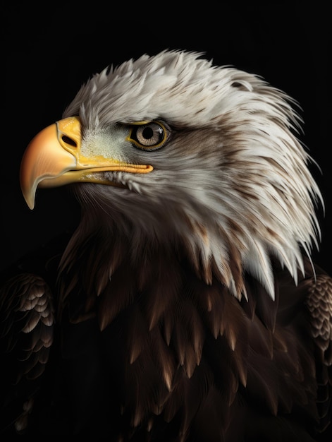 Eagle realistically photo portrait generative ai