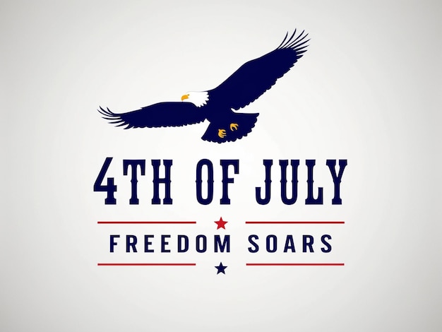 Photo eagle silhouette minimalist usa independence day graphic design