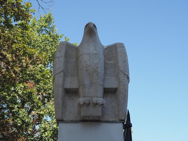 Eagle statue at Hofburg imperial palace in Vienna