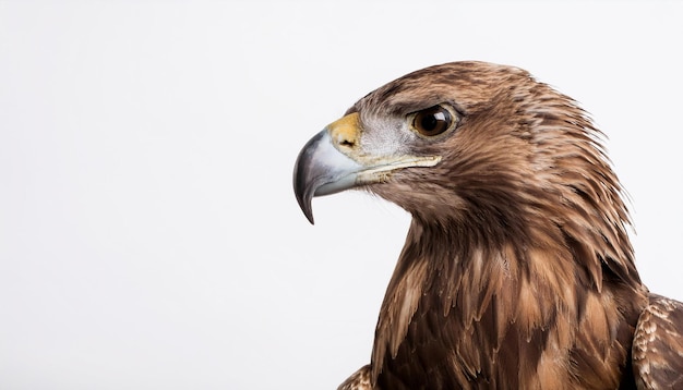 Eagle on white background Isolated of Animal